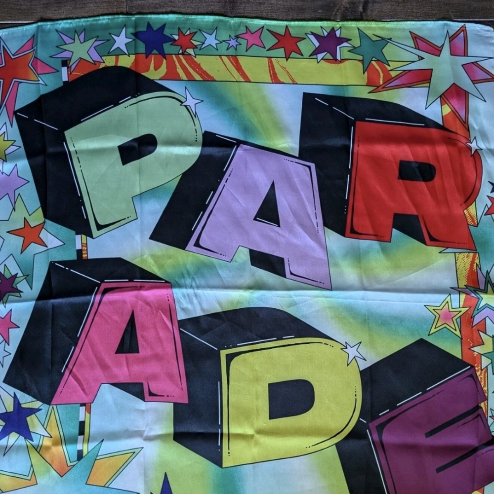 Colorful PARADE Star Pattern Scarf - Picture 4 of 5